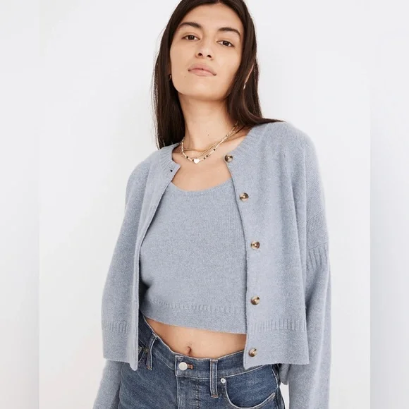 Madewell Sweaters Madewell Clemence Cropped Cardigan Sweater